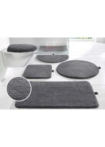 Bruno Banani Badmat Lana, badmat, badkamer tapijt Badmat, badmatten, unikleur, ook als 3-delige set & rond badmatten maat 7 grijs