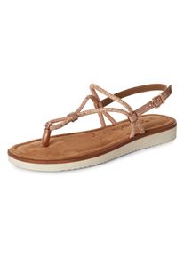 Tamaris Sandalen , plateau, sandalette, zomerschoen met glanzende strasssteentjes dames sandaaltjes maat 39 roze
