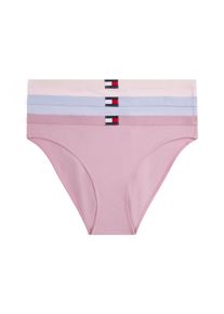 Tommy Hilfiger Underwear Slip 3 PACK BIKINI (EXT.SIZES) Logo op de band, van katoen-stretch (3 stuks) dames slips maat M (38) multicolor