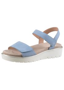 Ara Sleehaksandaaltjes Bilbao , sleehaksandaal, zomerschoen, comfortabele schoen in g-breedte dames sandalen met sleehak maat 37 blauw