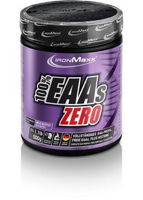 IronMaxx 100 % EAAs Zero, 500 g Dose, Wild Berries