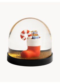 &k Amsterdam Calcetín de Navidad artesanal Wonderball Rojo Ø 9 x Al 8 cm