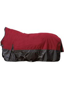 HKM Louisville Highneckdecke, 1680D, Polarfleece, rot/schwarz, 115