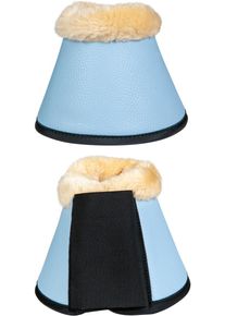 HKM Comfort Premium Fell Hufglocken, babyblau, Vollblut