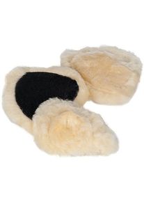 HKM Lammfellpads für Martingal, natur, 3er Set