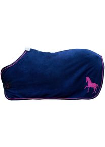 HKM Mini Abschwitzdecke, dunkelblau, 75