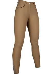HKM Beagle Reithose, Silikon-Kniebesatz, camel, 48