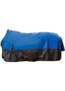 HKM Portland Weidedecke, 600D, 100g Füllung, royal blau/schwarz, 115