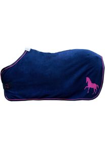 HKM Mini Abschwitzdecke, dunkelblau, 95