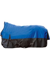 HKM Milwaukee Highneckdecke, 1200D, 100g Füllung, royal blau/schwarz, 115