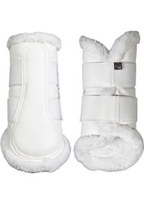 HKM Comfort Premium Fell Gamaschen, weiß/weiß, Shetty