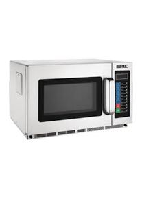 Forno micro-ondas profissional programável Buffalo 34 l e 1800 W