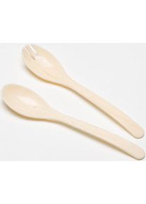 G.F. Heim S&ouml;hne Salatbesteck aus Acrylglas elfenbein 29,5cm 817-57