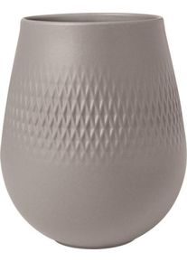 Villeroy & Boch Villeroy & Boch Manufacture Collier taupe Vase Carré klein