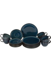 like. by Villeroy & Boch Crafted Denim Kaffee-Set f&uuml;r 6 Personen / 18 Teile