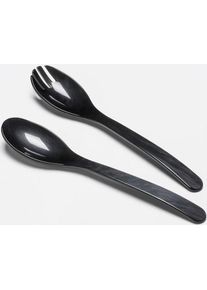 G.F. Heim S&ouml;hne Salatbesteck aus Acrylglas anthrazit 29,5cm 817-27