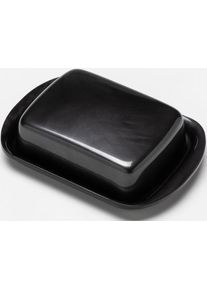 G.F. Heim Söhne Butterdose aus Acrylglas groß anthrazit 535-27