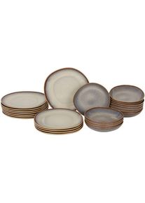 like. by Villeroy & Boch Lave Beige Tafel-Set f&uuml;r 12 Personen / 24 Teile
