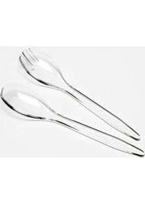 G.F. Heim S&ouml;hne Salatbesteck aus Acrylglas glasklar 19,5cm 796-2