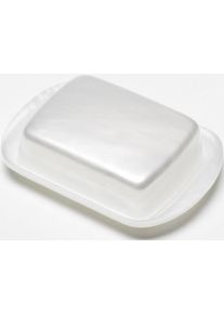G.F. Heim Söhne Butterdose aus Acrylglas groß perlmutt weiß 535-4