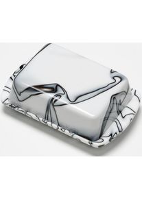 G.F. Heim Söhne Butterdose aus Acrylglas mittel zebra 532-52