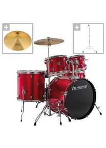 Ludwig Accent FUSE 20" Red Bundle Batterie acoustique