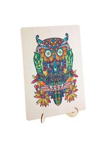 Creative Craft Group Wooden Jigsaw Puzzle Owl 133pcs. Holz