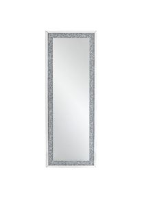 Xora Wandspiegel, Silberfarben, Glas, Pappel, rechteckig, 60x160x4 cm, senkrecht und waagrecht montierbar, Ganzk&ouml;rperspiegel, Spiegel, Wandspiegel