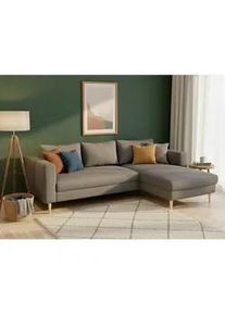 Trendmanufaktur Ecksofa , Anthrazit , Textil , Buche , seitenverkehrt montierbar, L-Form , 232x161 cm , Made in Europe , Stoffauswahl, Rücken echt, Armteil links, Armteil rechts , Wohnzimmer, Sofas & Couches, Wohnlandschaften, Ecksofas