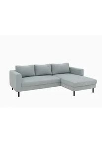 Trendmanufaktur Ecksofa , Grau , Textil , seitenverkehrt montierbar, L-Form , 232x161 cm , Made in Europe , Stoffauswahl, Rücken echt, Armteil links, Armteil rechts , Wohnzimmer, Sofas & Couches, Wohnlandschaften, Ecksofas