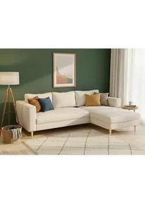 Trendmanufaktur Ecksofa , Sandfarben , Textil , Buche , seitenverkehrt montierbar, L-Form , 232x161 cm , Made in Europe , Stoffauswahl, Rücken echt, Armteil links, Armteil rechts , Wohnzimmer, Sofas & Couches, Wohnlandschaften, Ecksofas
