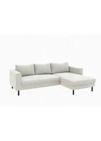 Trendmanufaktur Ecksofa , Weiß , Textil , seitenverkehrt montierbar, L-Form , 232x161 cm , Made in Europe , Rücken echt, Armteil links, Armteil rechts , Wohnzimmer, Sofas & Couches, Wohnlandschaften, Ecksofas
