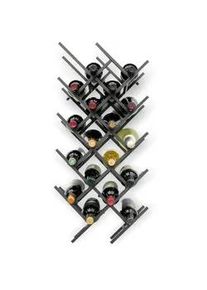 DanDiBo Weinregal 2er Set Metall Schwarz Wand 96279 , 23x82x25 cm , Weinregale