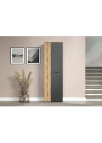 Home Affaire , Garderobenschrank »Estepona« 1 Stk. tlg. , Anthrazit