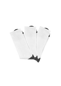 H.I.S. H.I.S , Sportsocken Packung, 3 Paar tlg. , 3x weiß , 35-38 , 35-38 , Gerippter Schaft für guten Halt