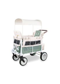 Wonderfold Bollerwagen , Beige, Salbeigr&uuml;n , 128.27x137.16x63.5 cm , Freizeit & Co, Gartenspielzeug, Bollerwagen