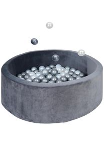 My Baby Lou B&auml;llebad , Grau, Silberfarben, T&uuml;rkis, Perlmutt , Kunststoff, Textil , 30 cm , EN 71 , Spielzeug, Kinderzelte