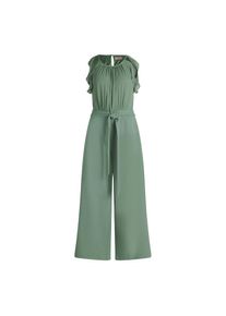 Vera Mont , Jumpsuit »Jumpsuit mit Volant« , Foggy Green , EURO , 36 -EURO , 36 , Passform: Figurumspielend