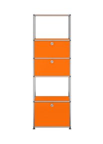 USM Haller Etagère avec cadre d'insertion orange