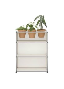 USM Haller Sideboard avec Insert plantes Blanc