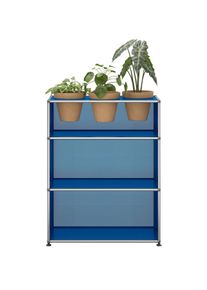 USM Haller Sideboard avec Insert plantes Enzian bleu