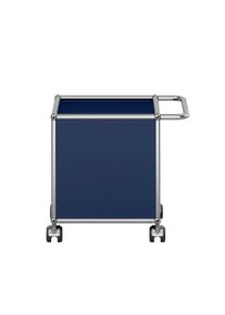 USM Haller Chariot / Bo&icirc;te de rangement Acier bleu