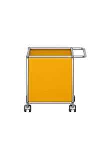 USM Haller Chariot / Bo&icirc;te de rangement Gold jaune