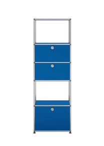 USM Haller Etagère avec cadre d'insertion Enzianbleu