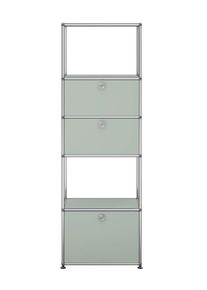 USM Haller Etagère avec cadre d'insertion Gris clair