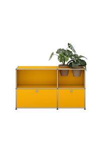 USM Haller Sideboard avec Portes pliantes et Insert plantes Jaune gold