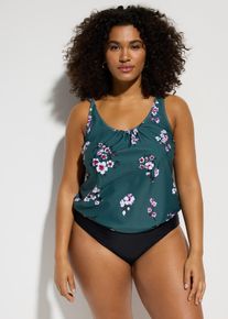 bonprix Mujer, Bañador con forma de globo, verde, 40