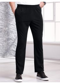 Heren Fleecebroek in zwart ,maat 44/46, WITT, 100% Polyester