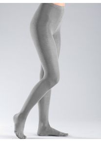 Rogo Damen Thermo-Strumpfhose in grau-meliert ,Größe 36/38, Witt, 80% Baumwolle, 18% Polyamid, 2% Elasthan