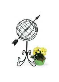 DanDiBo Sonnenuhr Garten Metall Globus Modern , 30x72x30 cm , Dekoration, Dekofiguren & Skulpturen, Dekoobjekte